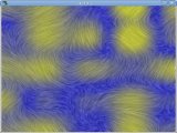 Spot noise image using blue-yellow scale for magni